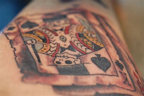 playing cards tattoo designs